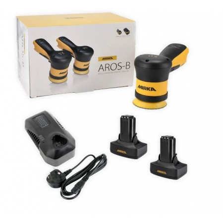 Mirka® - AROS-B 350 77mm max 12V 2x5Ah Orbit 5.0 - Bundle